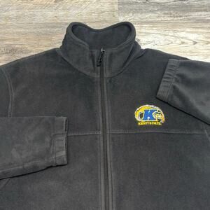 Columbia Kent State University KSU Black Mens XL‎ Full Zip Fleece College Jacket